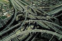 Freeways in Los Angeles, USA
